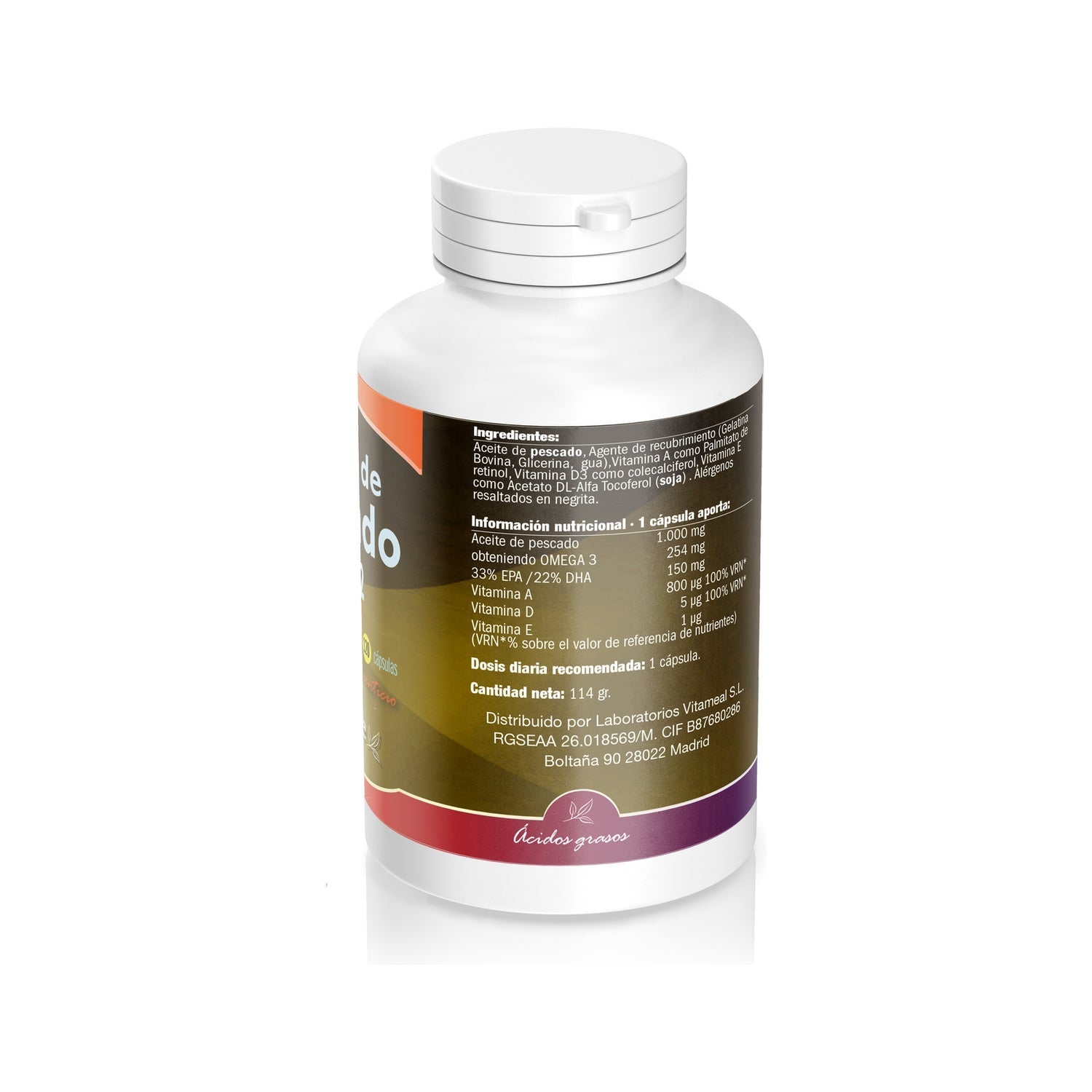 NaturBite Aceite de Pescado 1000mg 33/22 120caps