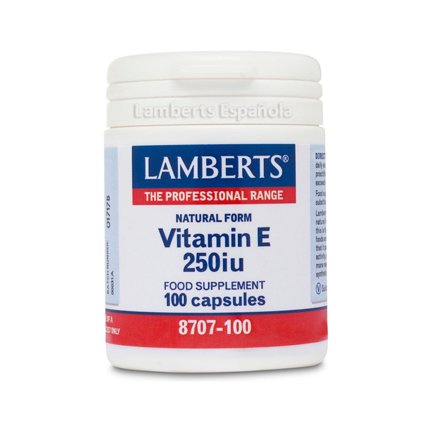 Lamberts Vitamina E 250ui 100cáps