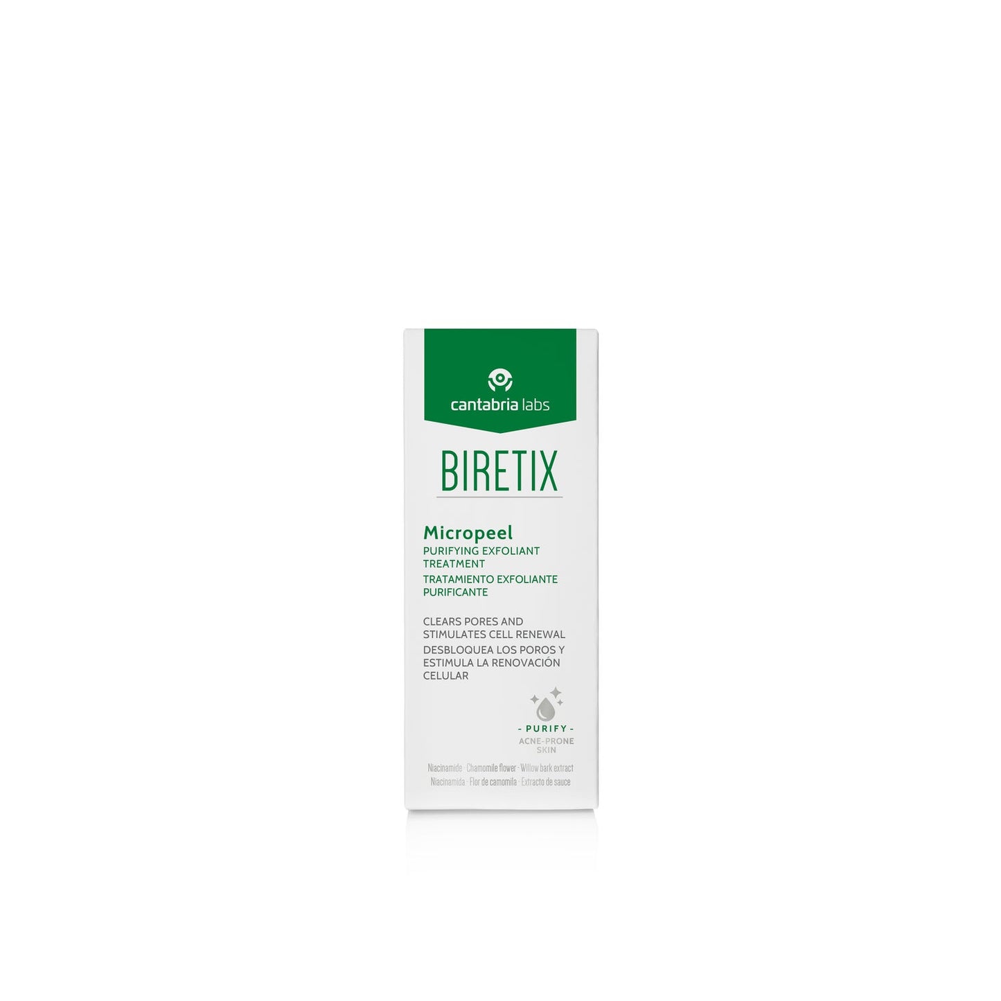 Biretix Micropeel Tratamiento Exfoliante Purificante 50ml