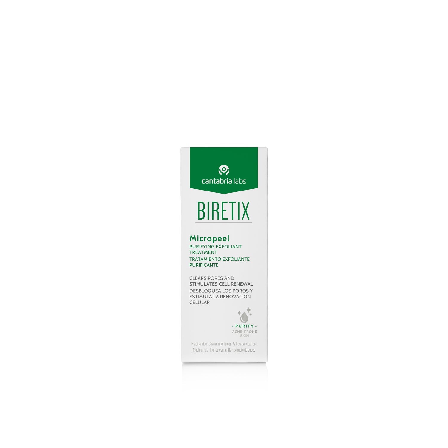 Biretix Micropeel Tratamiento Exfoliante Purificante 50ml