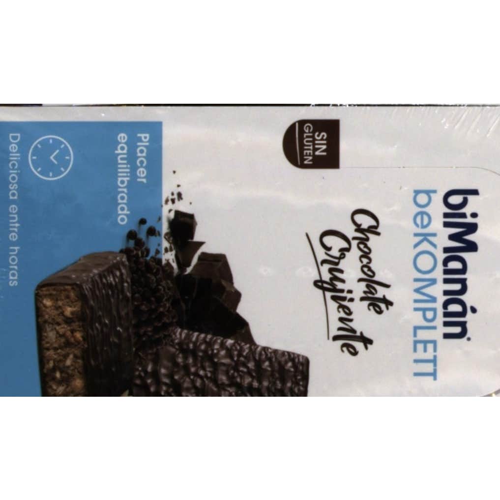 biManán beKomplett Barritas de Chocolate Crujiente 24 uds