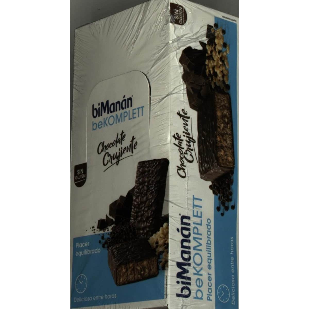 biManán beKomplett Barritas de Chocolate Crujiente 24 uds