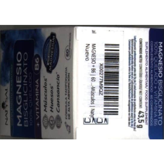 Natysal Magnesio + Vitamina B6 700Mg 60caps
