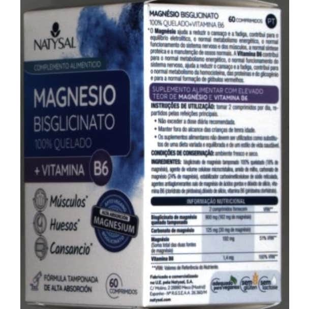 Natysal Magnesio + Vitamina B6 700Mg 60caps