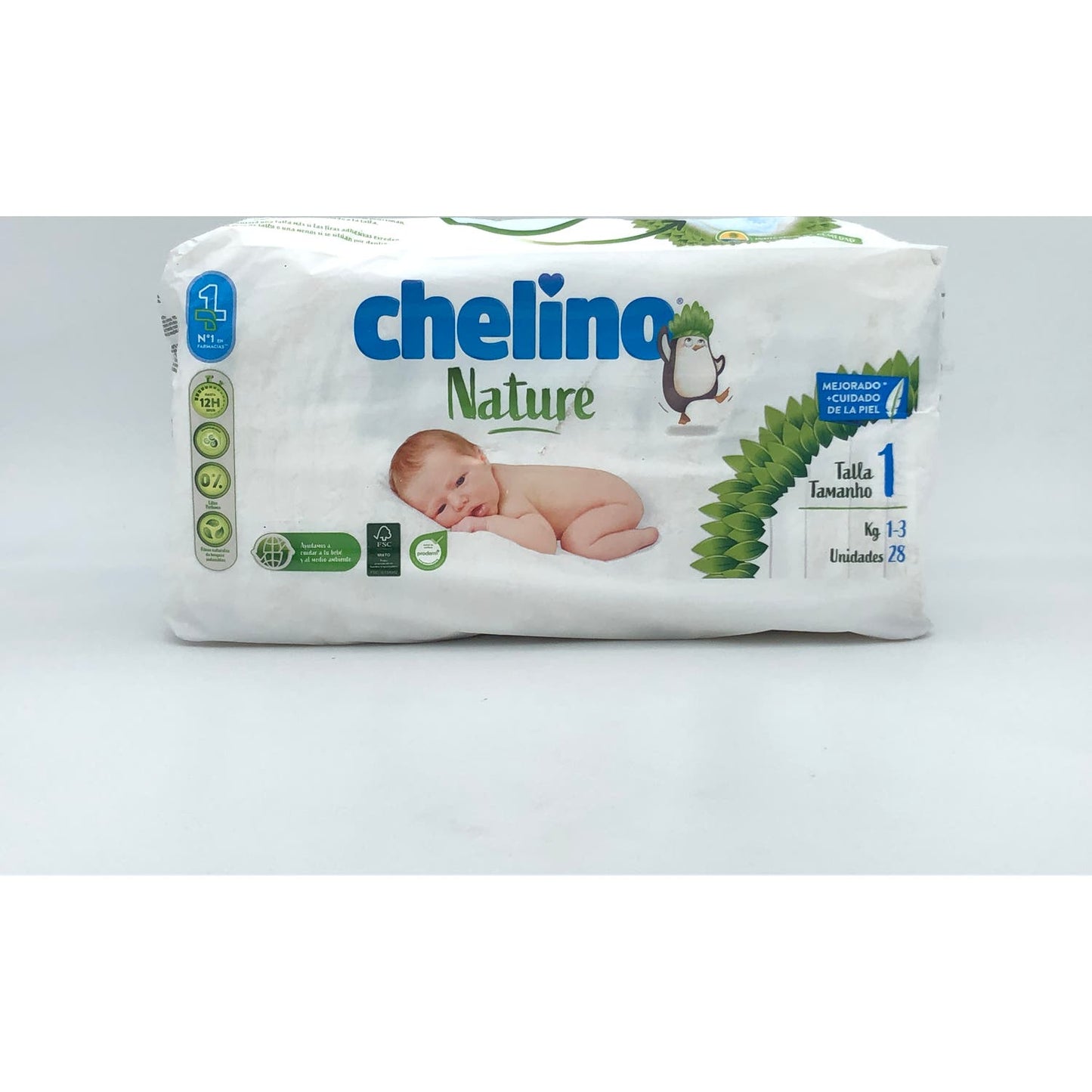 Chelino Nature pañales T1 28 unidades