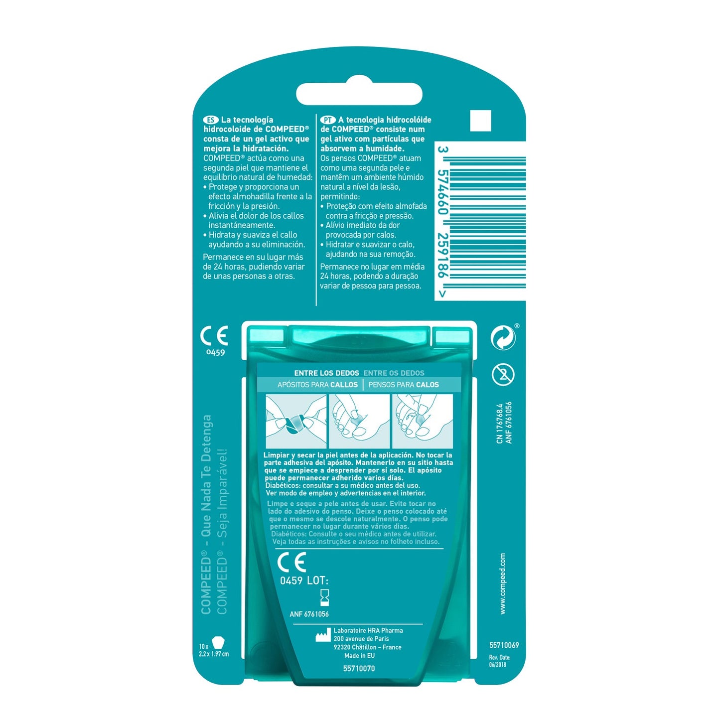 Compeed Callos Entre los Dedos 10uds