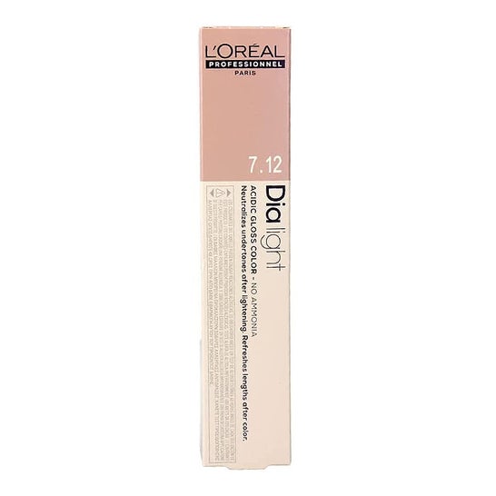L'Oreal Dia Light Tinte Cabello Sin Amoníaco Nro 7.12 50ml