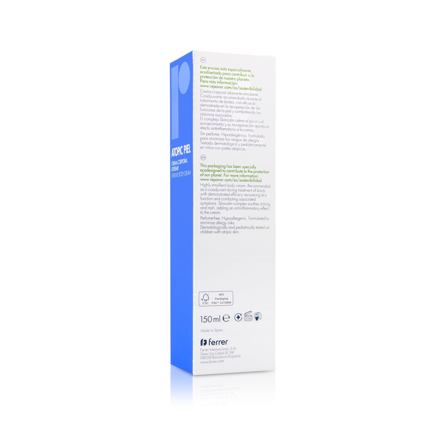 Repavar Atopic Piel Crema Corporal Extreme 150ml