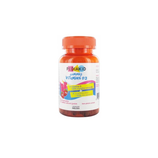Pediakid Gom Vit D3 Fresa 60