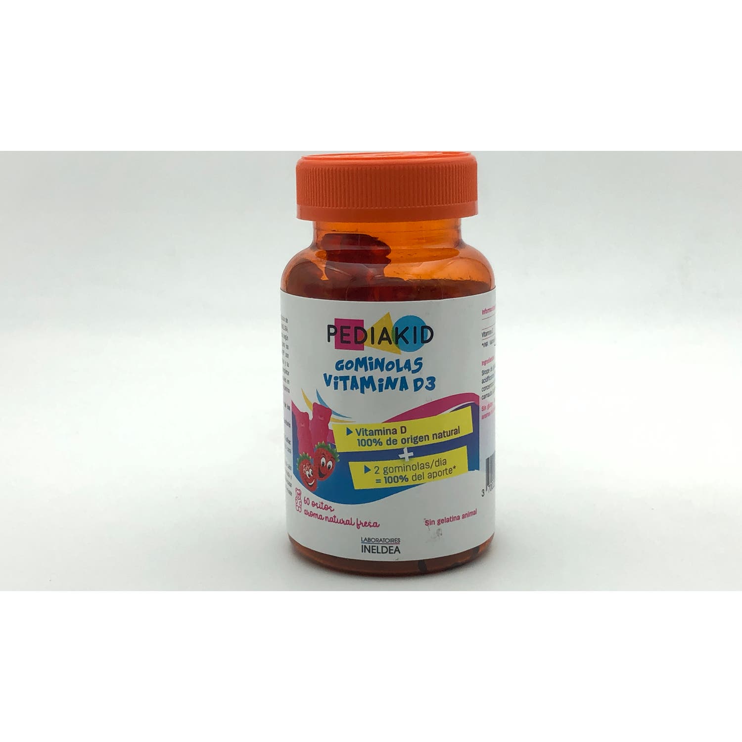 Pediakid Gom Vit D3 Fresa 60