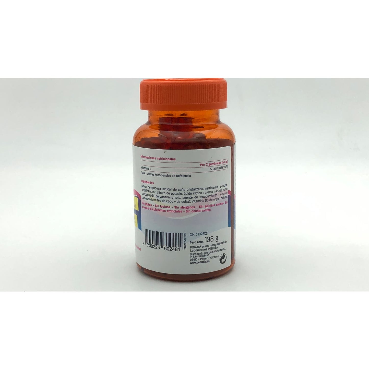 Pediakid Gom Vit D3 Fresa 60