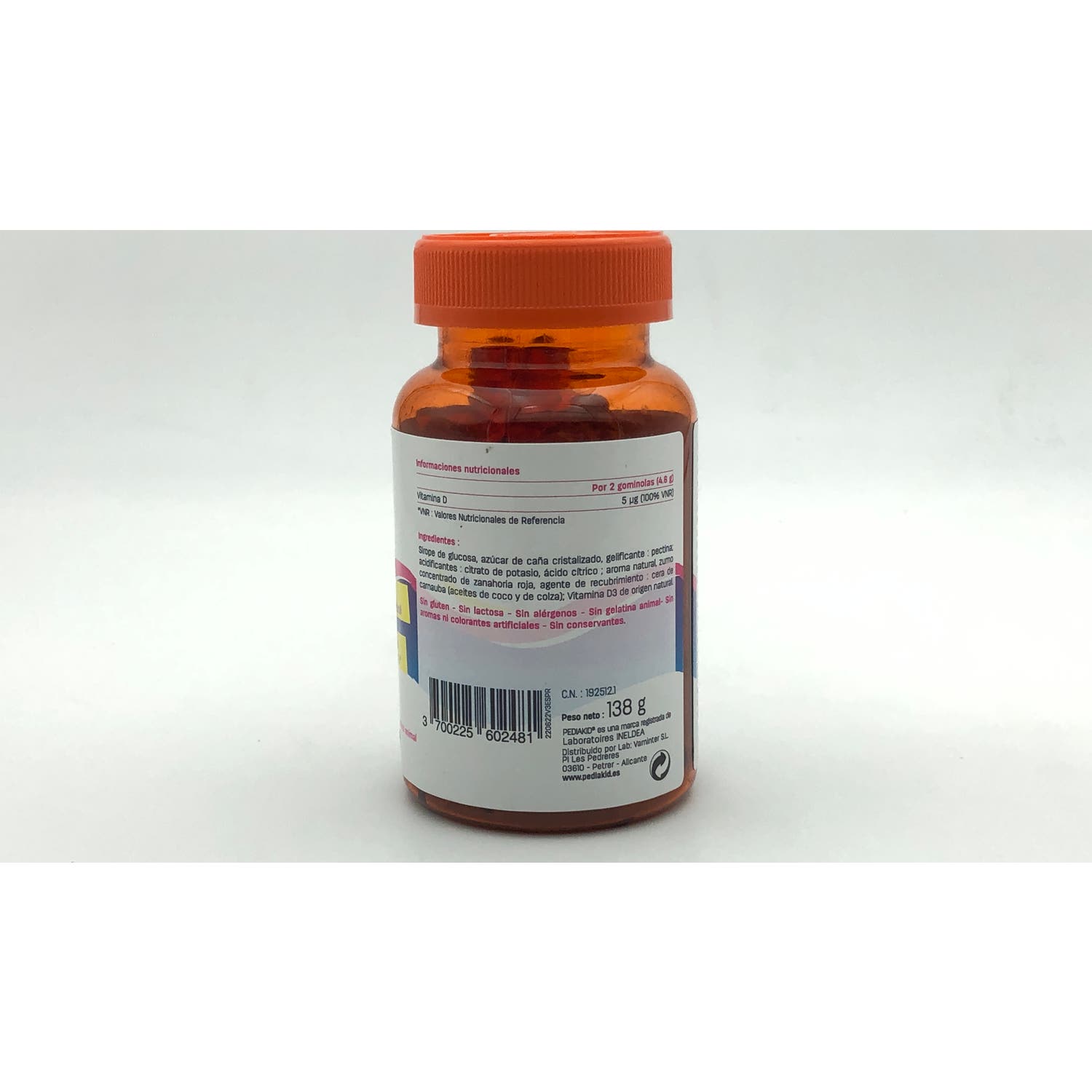 Pediakid Gom Vit D3 Fresa 60