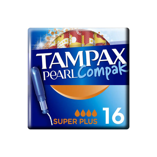 Tampax Pearl Compak Tampones Super Plus 16uds