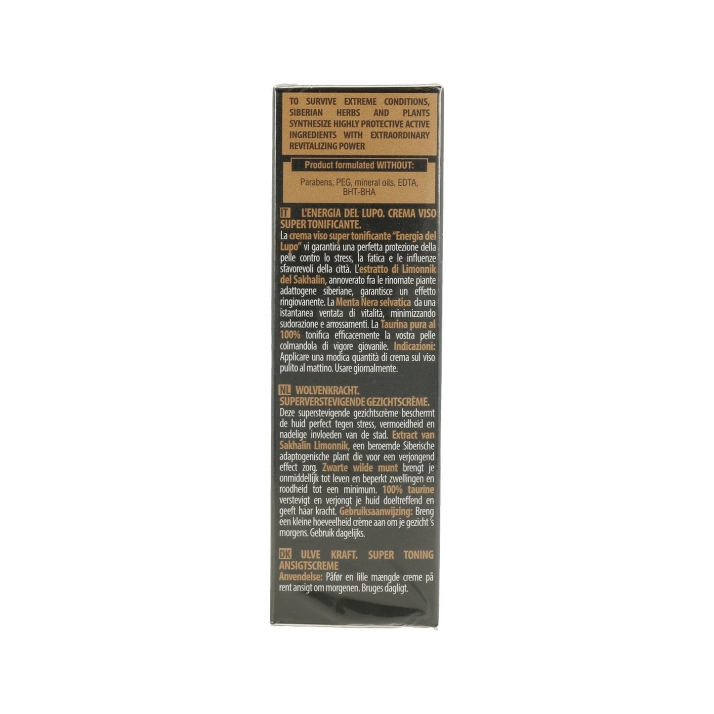Natura Siberica El Poder Del Lobo crema facial 50ml