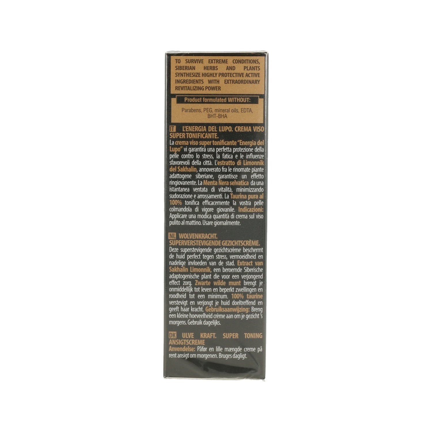 Natura Siberica El Poder Del Lobo crema facial 50ml