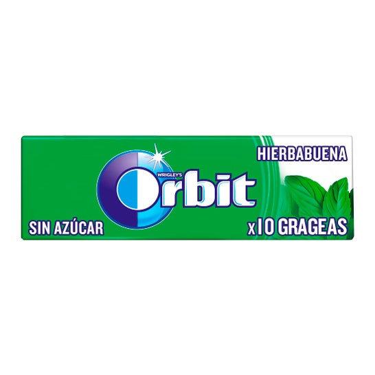 Orbit Chicle Hierbabuena 10uds