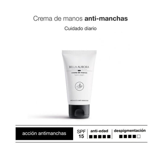 Bella Aurora Crema Manos Anti-Manchas y Anti-Edad SPF15 75ml