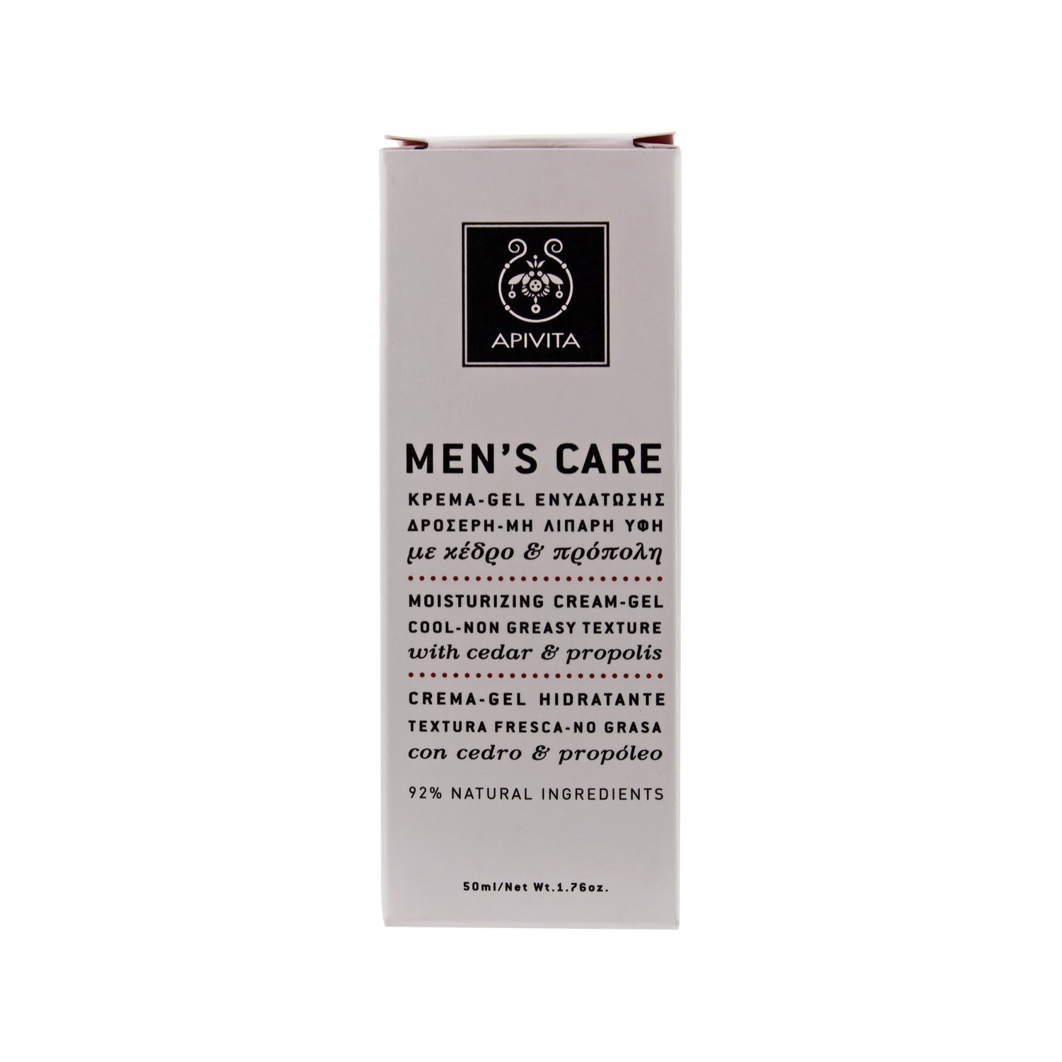 Apivita Men's Care crema-gel hidratante 50ml