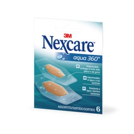 Nexcare® Aqua 360º tiras adhesivas bolsillo 6uds