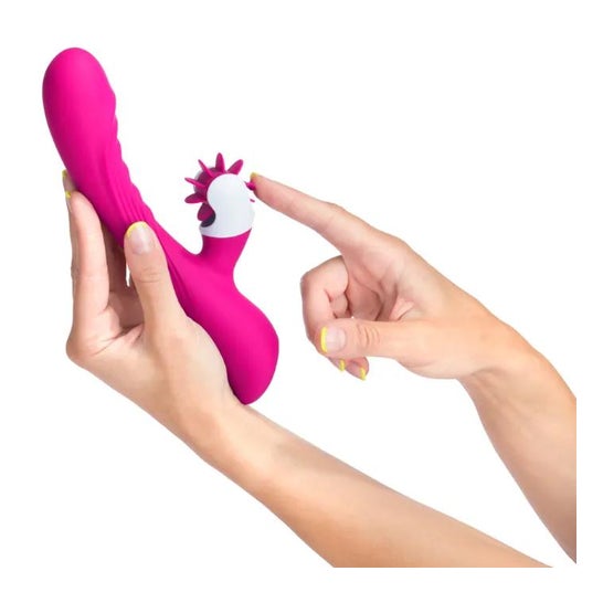 Platanomelón Lyo Vibrador Conejito Efecto Sexo Oral Fucsia