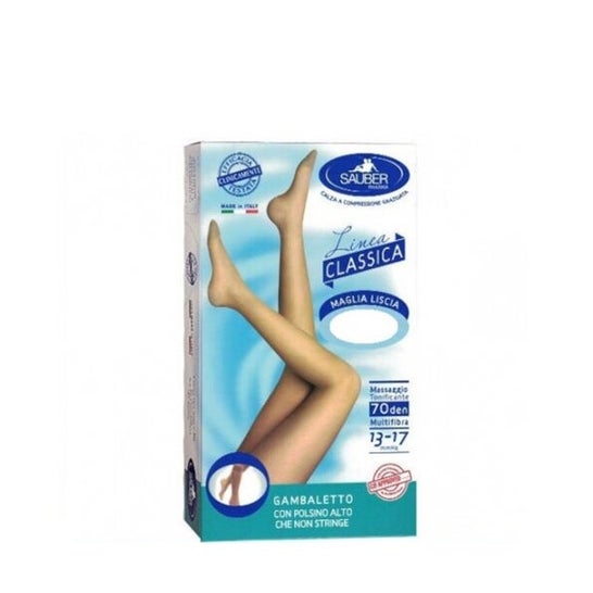 Sauber Super Opaque Line Tights 70Den Smooth Jersey Navy Blue T3 1 Par