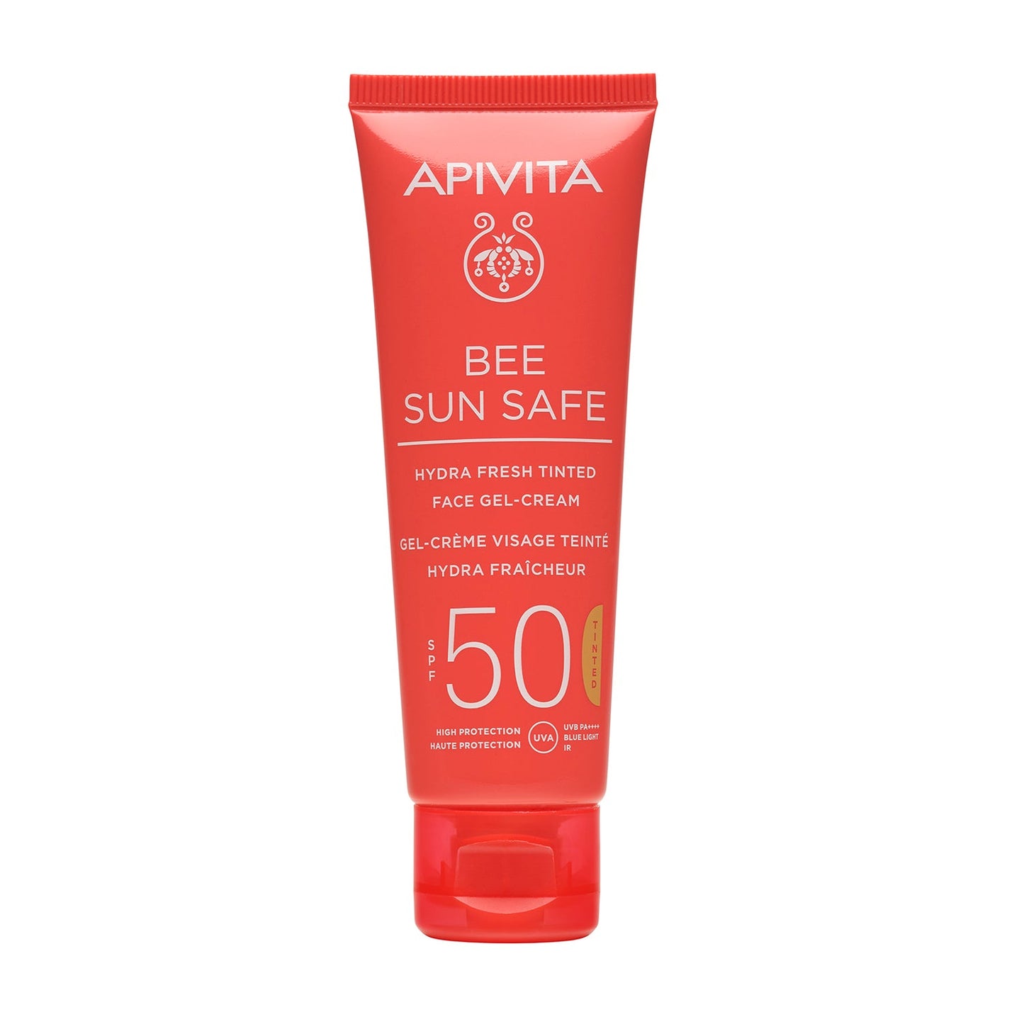Apivita Bee Sun Safe Hydra Fresh Gel-Crema Facial con Color SPF50 50 ml