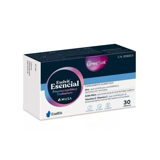 ExelVit Esencial Preconcepción y Embarazo 30caps