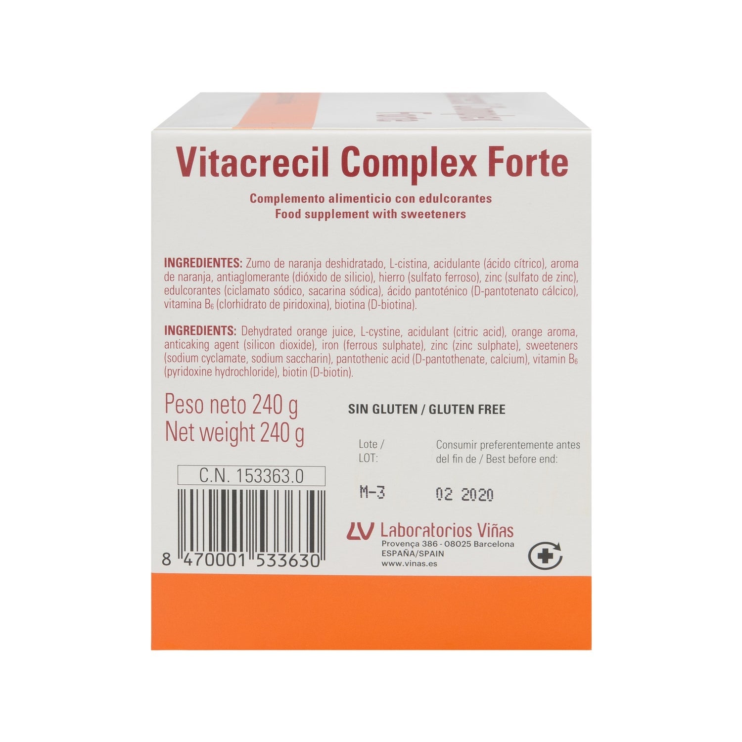 Vitacrecil Complex Forte 30 sobres