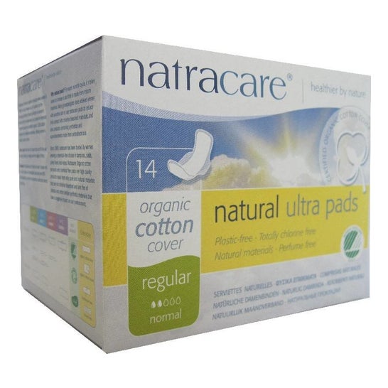 Natracare Compresa regular con alas Bio 14uds