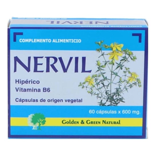 Golden & Green Nervil 600 Mg 60 caps