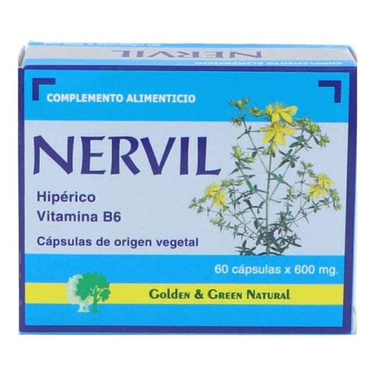Golden & Green Nervil 600 Mg 60 caps