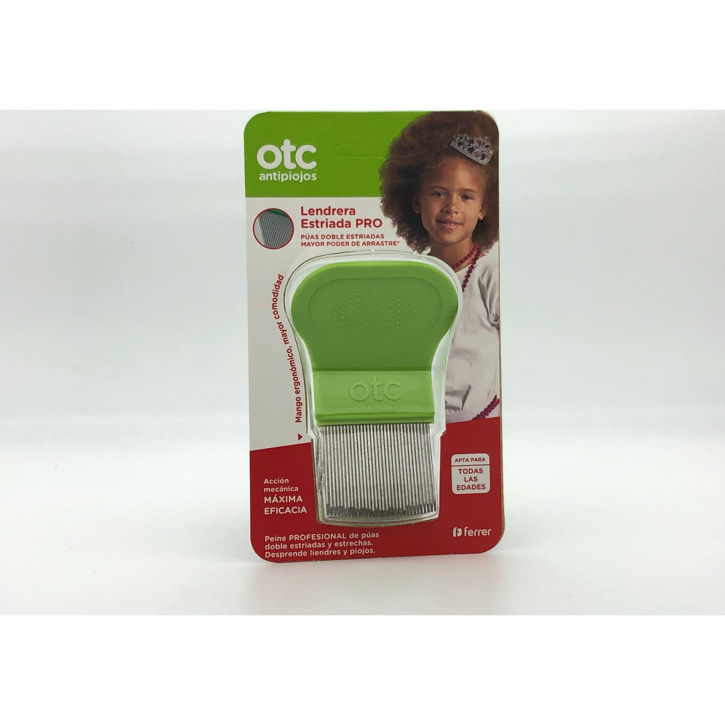 OTC Antipiojos Lendrera Estriada PRO 1u