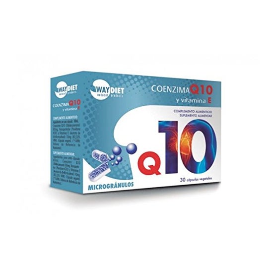 Waydiet Natural Q10 + Vitamina E 30 caps