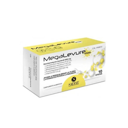 MegaLevure Plátano 10 Sticks