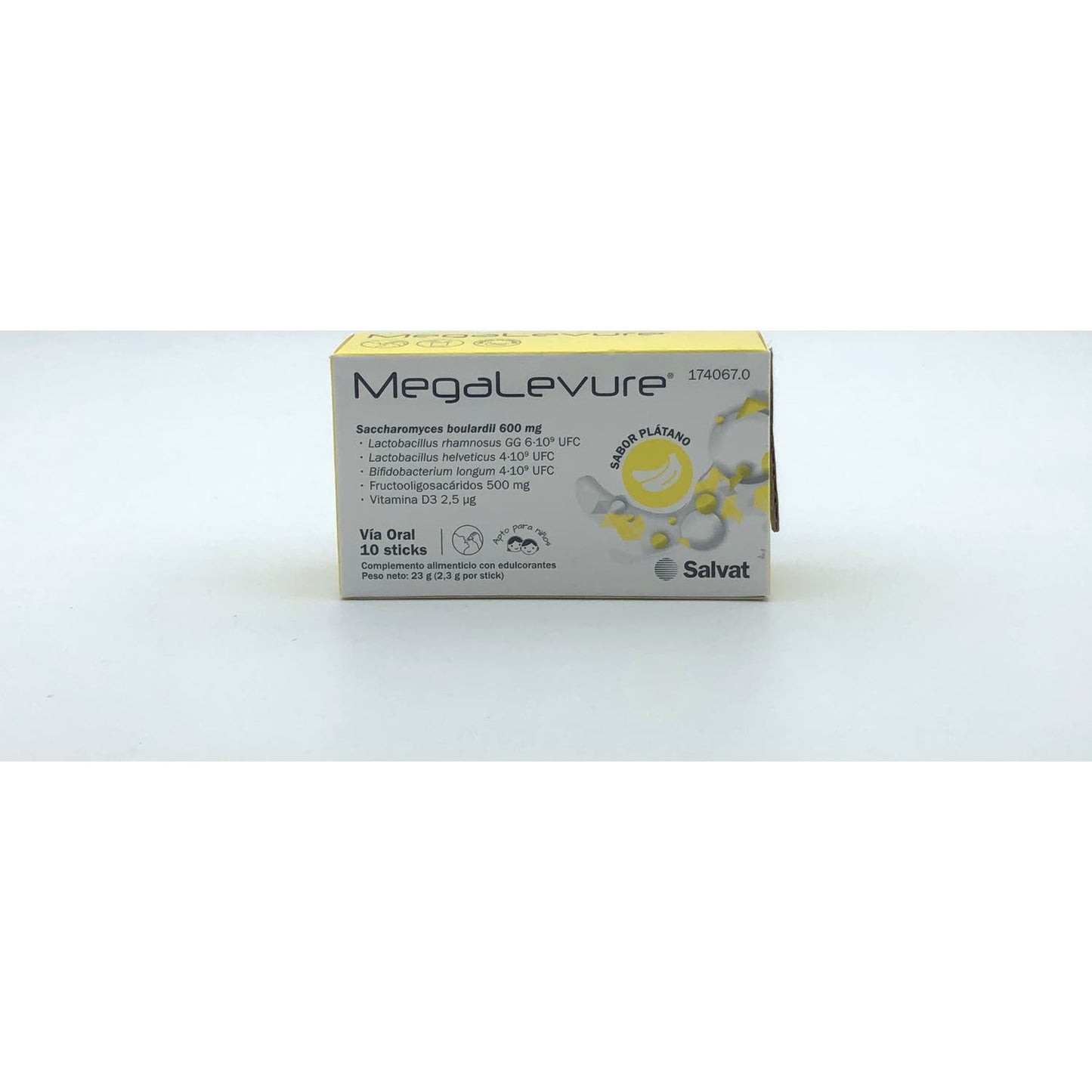 MegaLevure Plátano 10 Sticks