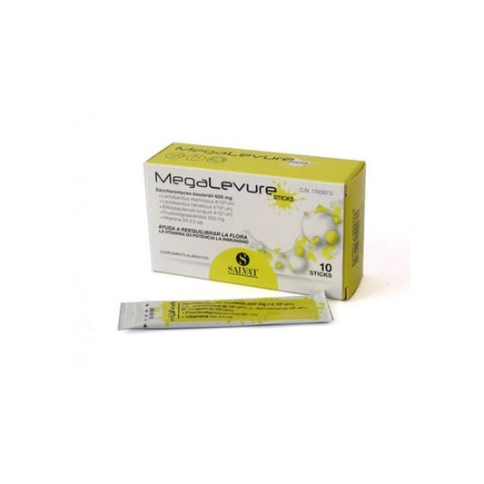 MegaLevure Plátano 10 Sticks