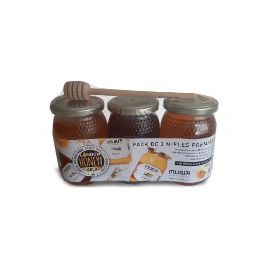 Muria Pack Miel Tomillo Romero y Azahar 3uds