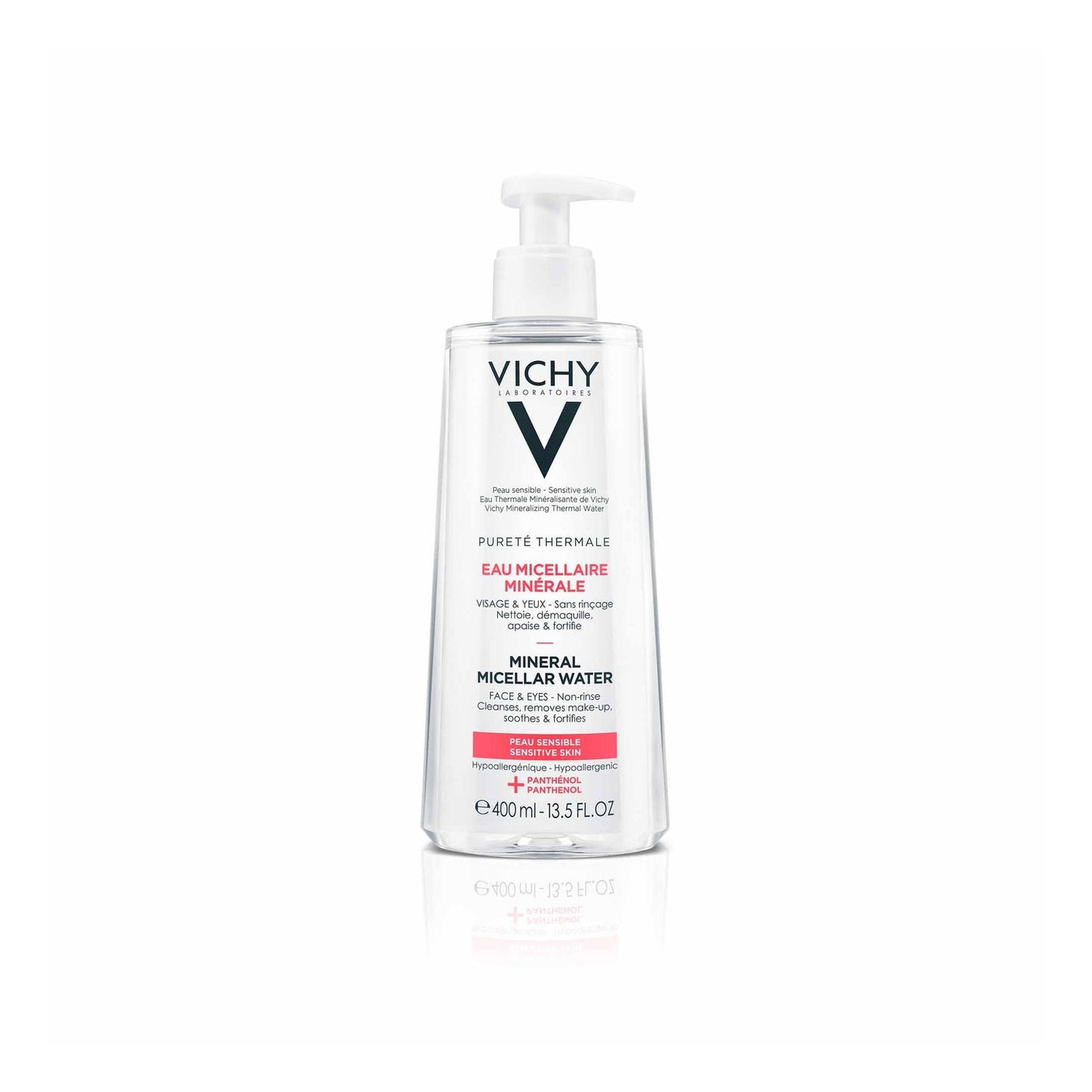 Vichy Pureté Thermale Agua Micelar Mineral Piel Sensible 400ml