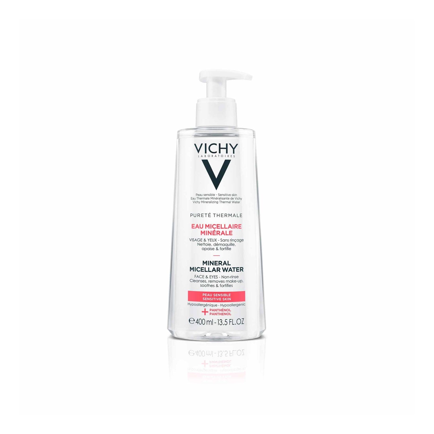 Vichy Pureté Thermale Agua Micelar Mineral Piel Sensible 400ml