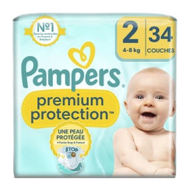 Pampers Premium Protection Pañales Talla2 4-8kg 34uds