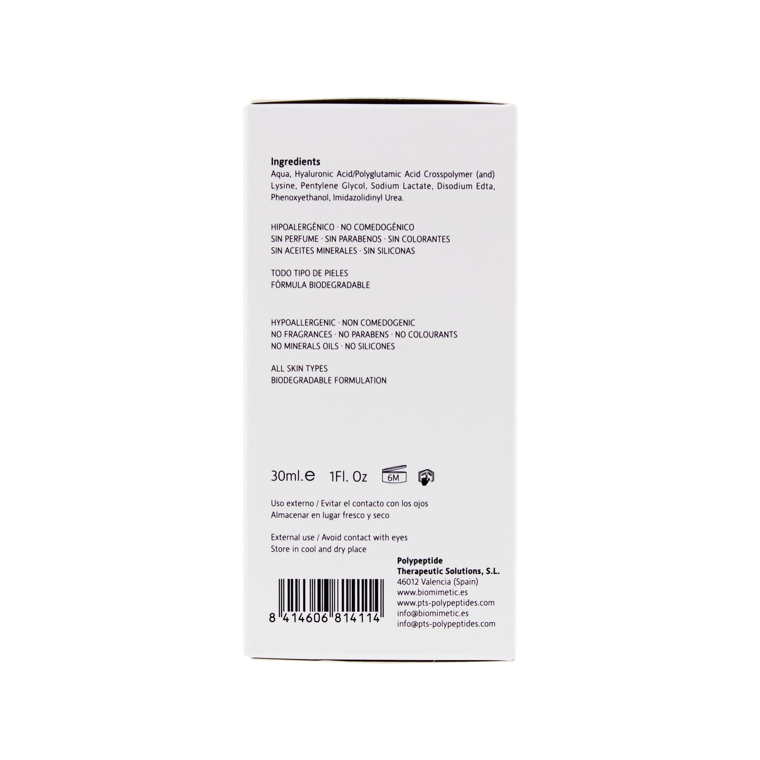 Biomimetic Pre-base Regenerante Hidratante 30ml
