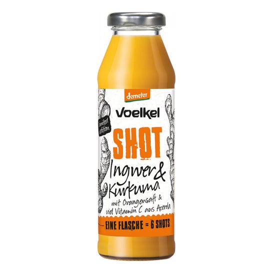 Voelkel Shot de Jengibre Cúrcuma Naranja Acerola Limón 280ml