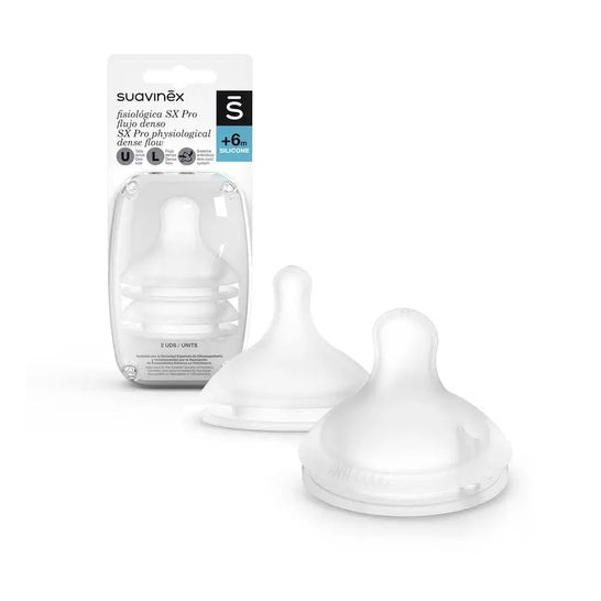 Suavinex Fisiológica SX Pro Flujo Denso +6m 2uds