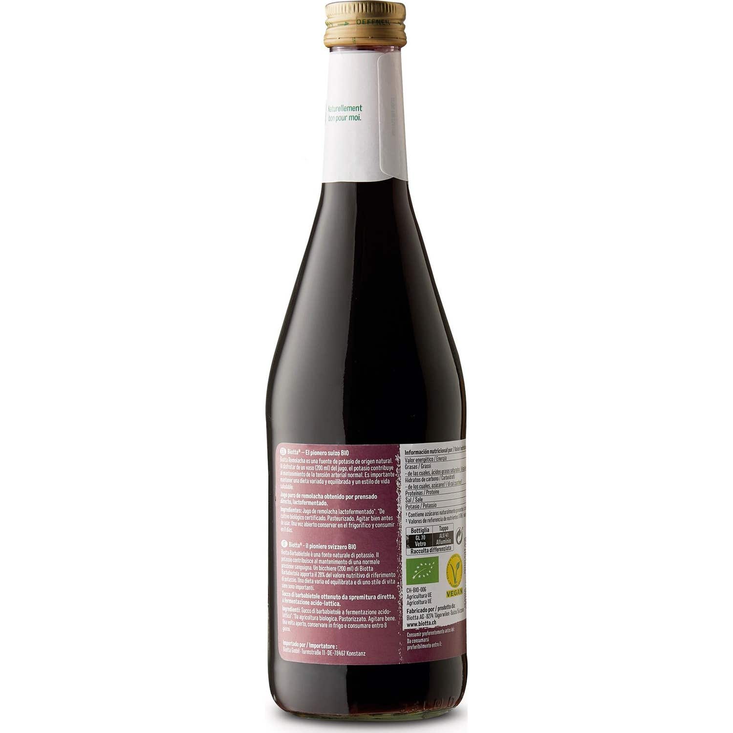 Biotta Jugo de Remolacha BIO 500ml