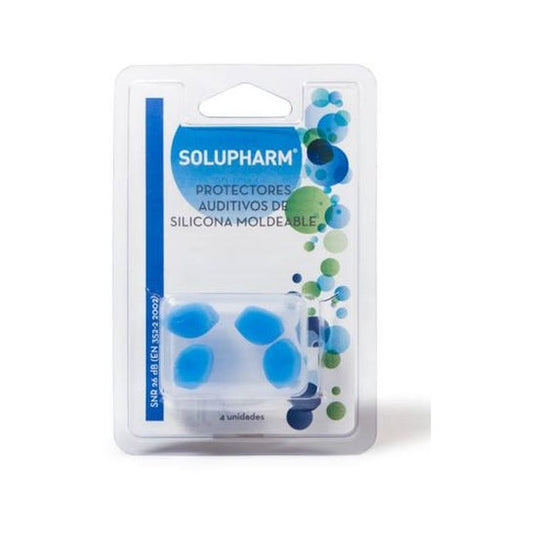 Solupharm Tapón Protector Oídos Silicona 4uds