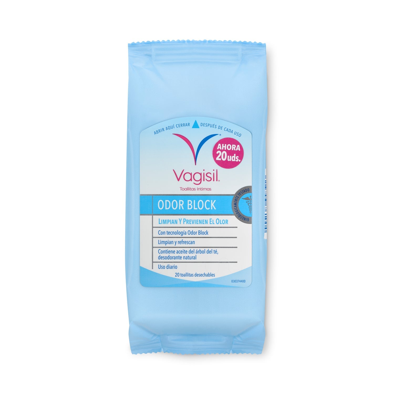 Vagisil Toallitas Íntimas Odor Block 10uds