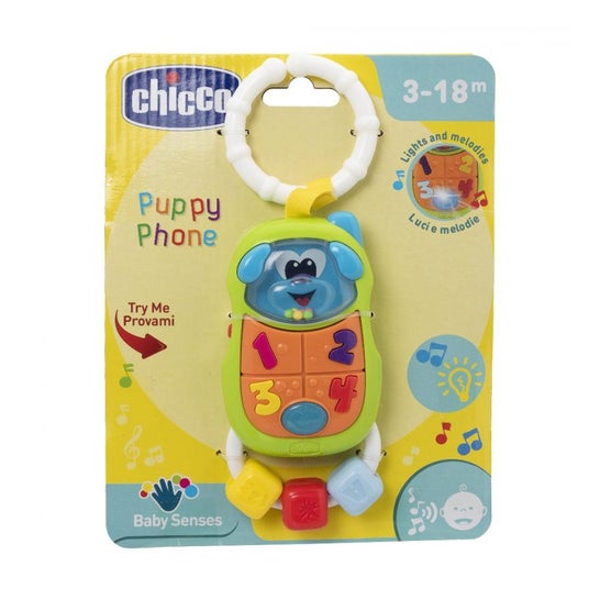 Chicco Sonajero Puppy Teléfono de Paseo 1ud