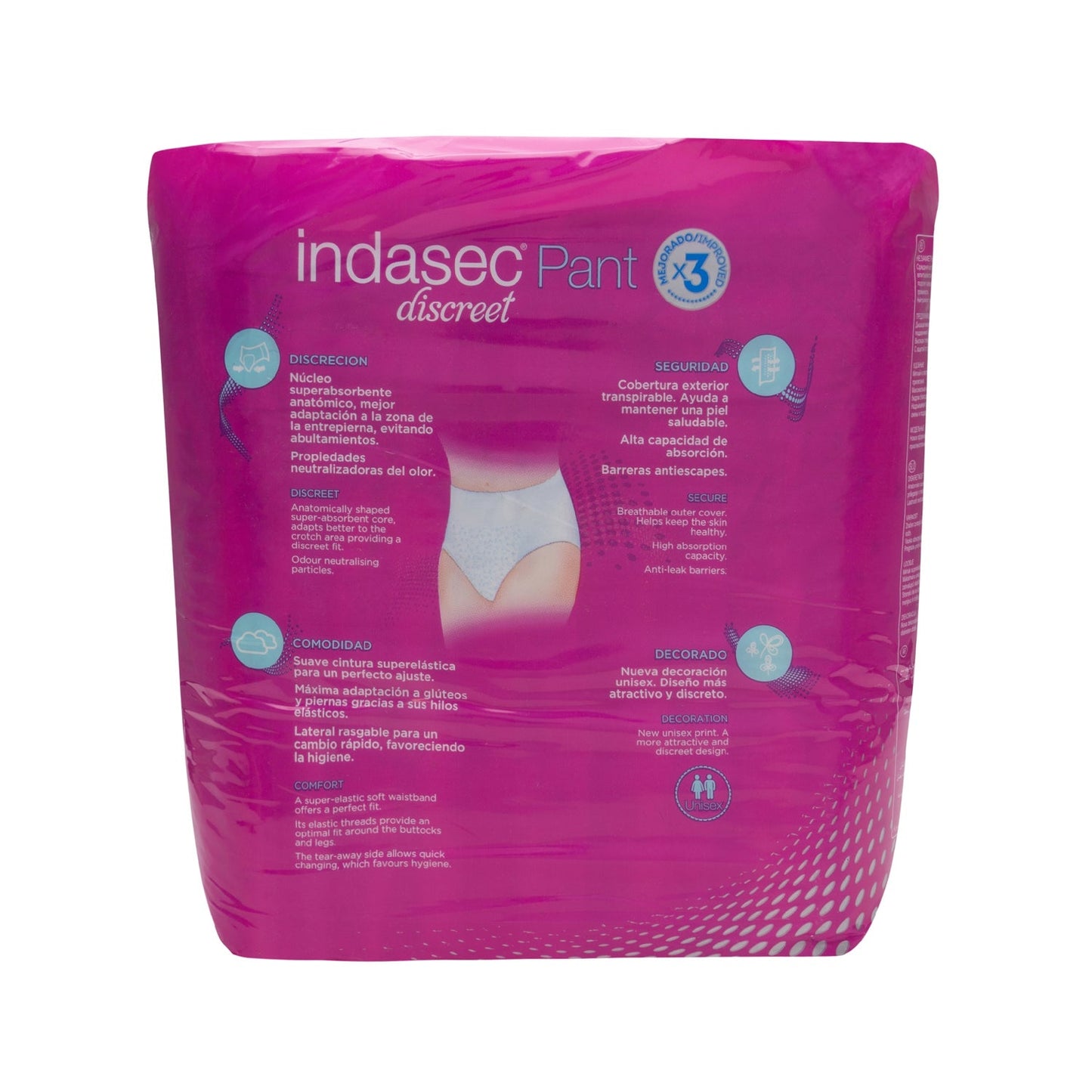 Indasec® Pant Super talla grande 10uds