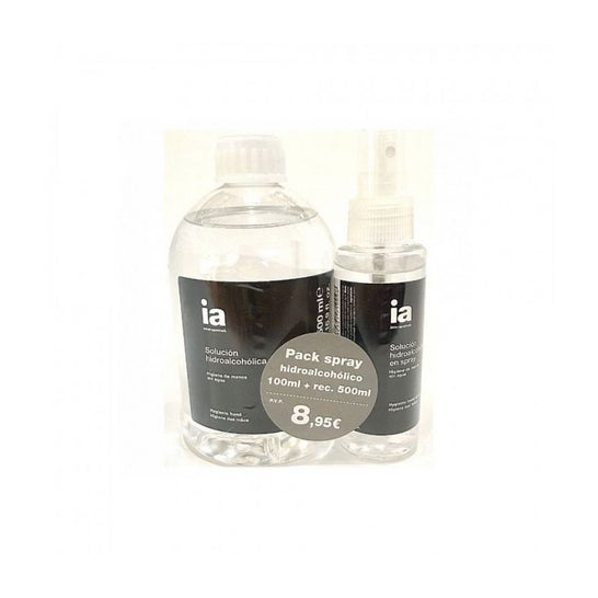 Interapothek Pack Spray Hidroalcohólico + Recarga
