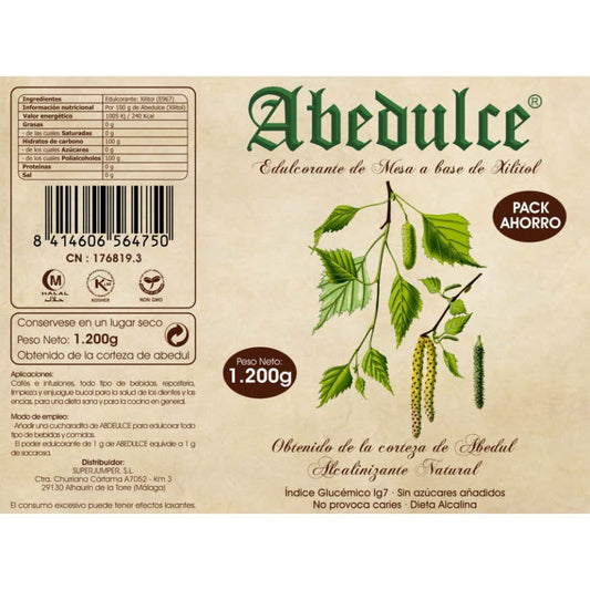 Abedulce Azúcar De Abedul 1200g